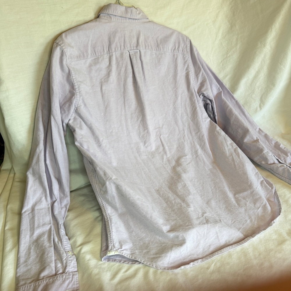 GAP Men's Oxford Casual Button-Down Shirt - Lavender - Picture 4 of 4